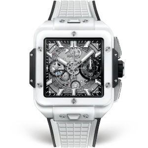 Hublot Square Bang Unico White Ceramic 821.HX.0170.RX