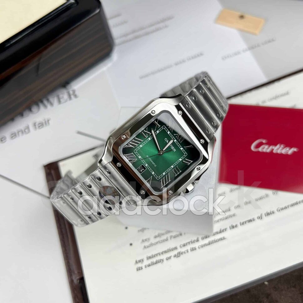 Cartier Santos De Cartier Smoky Green WSSA0062 Арт. 14115 Арт. 14115
