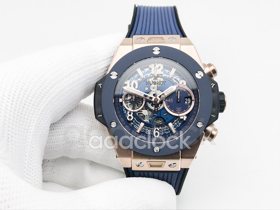 Hublot Big Bang Unico King Gold Blue Ceramic 421.OL.5180.RX Арт. HU-1208 Арт. HU-1208