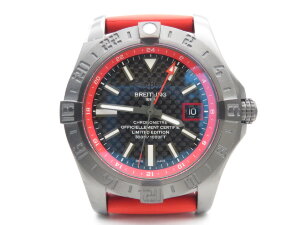 Breitling Avenger II GMT Black steel DLC
