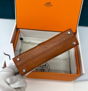 Hermes Kelly 19 крокодил