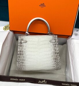 Hermes Kelly 25 крокодил