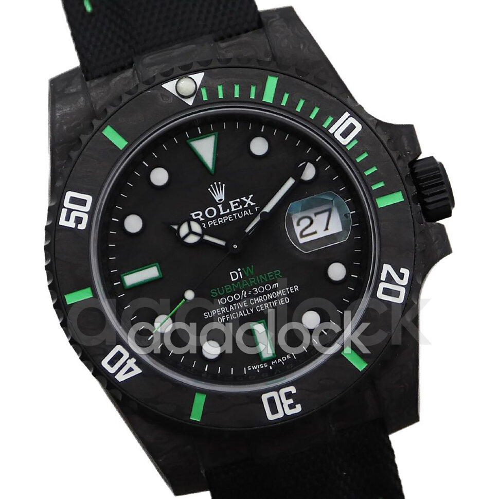 Rolex Submariner DiW All Carbon Green Арт. 15365 Арт. 15365