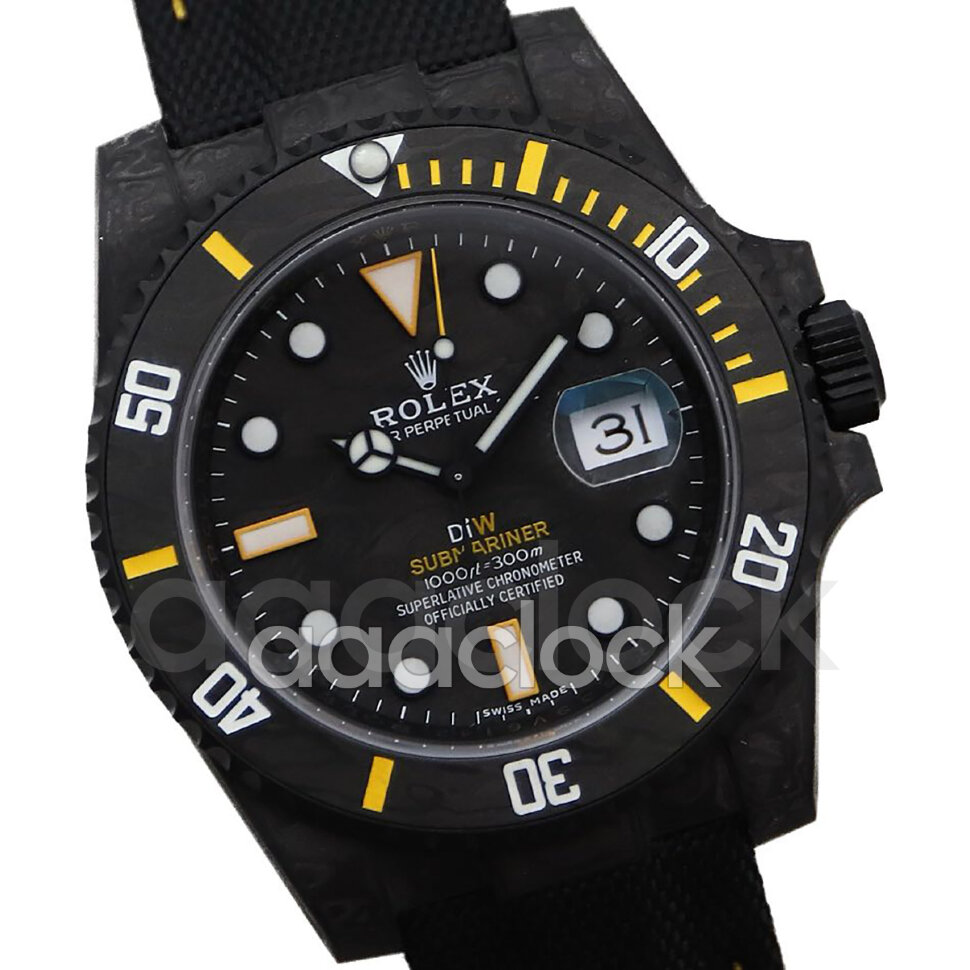 Rolex Submariner DiW All Carbon Yellow Арт. 15366 Арт. 15366