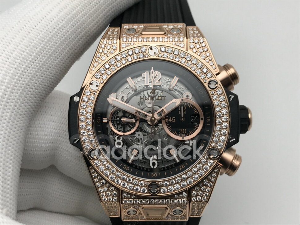 Hublot Big Bang Unico King Gold Pave 421.OX.1180.RX.1704 Арт. HU-1212 Арт. HU-1212