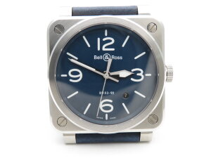 Bell &amp; Ross BR 03-92 BR0392-BLU-ST-SCA